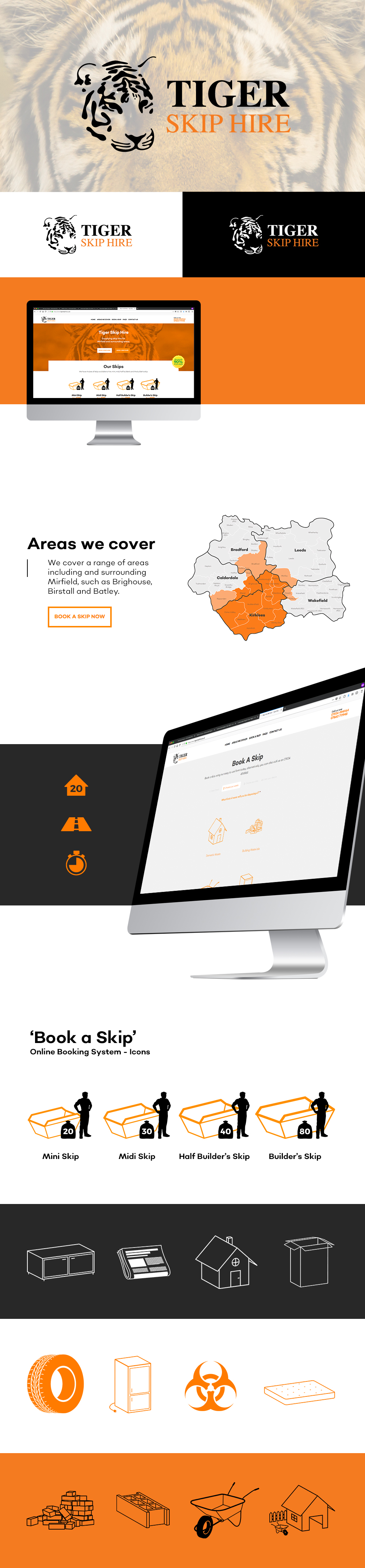 Tiger Skip Hire Website & SEO Project by Unbranded Digital