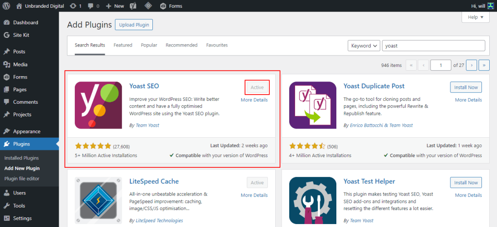 Step 1 - YoastSEO XML Sitemap