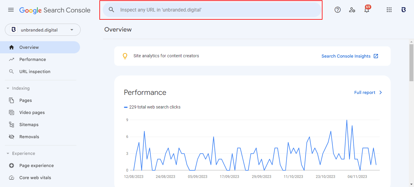 Step 3 - Indexing Page