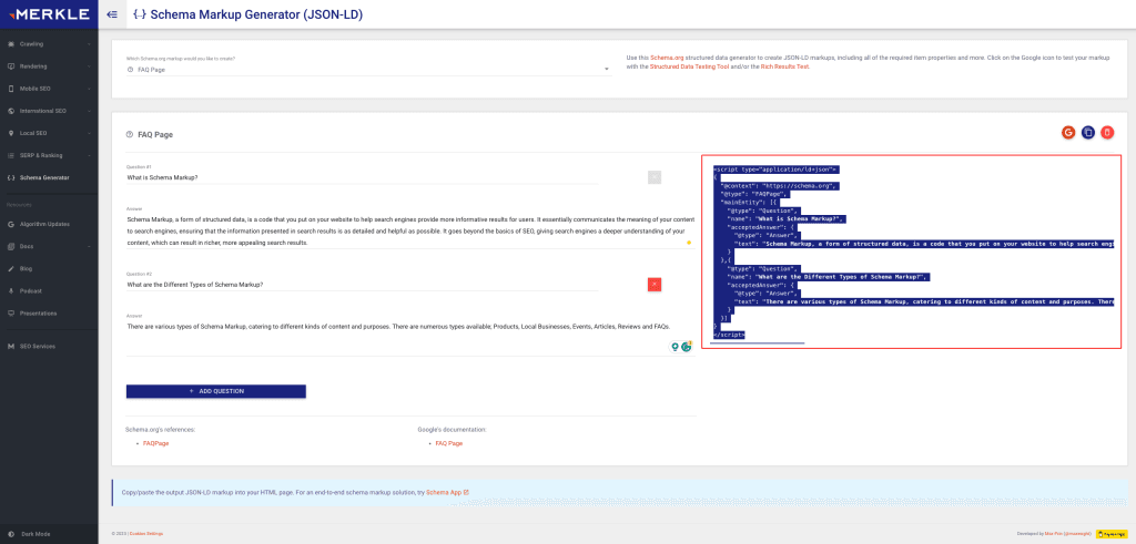Step 4 - Schema Generator
