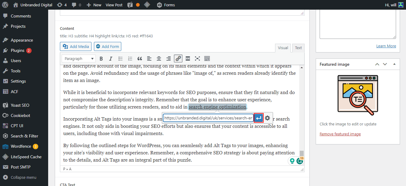 Step 5 - Internal Linking