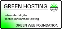 Unbranded Digital is certified by the Green Web Foundation