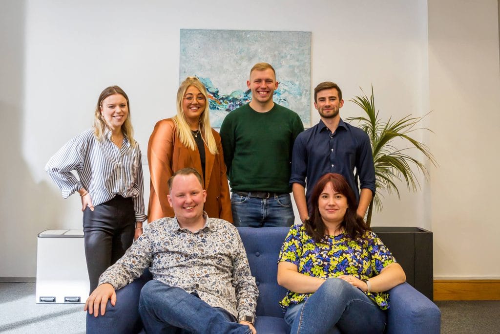 Unbranded Digital Team in the office