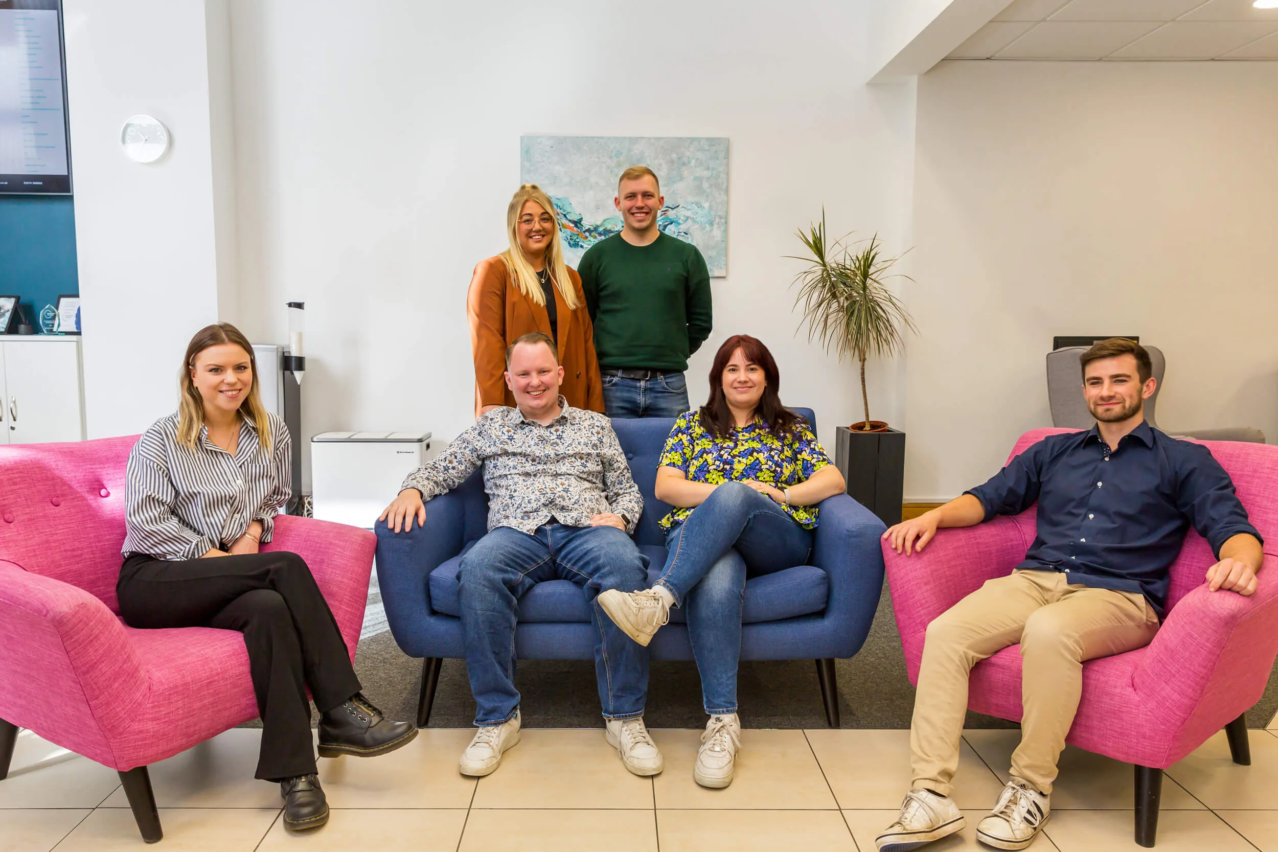 Unbranded Digital Team in the office